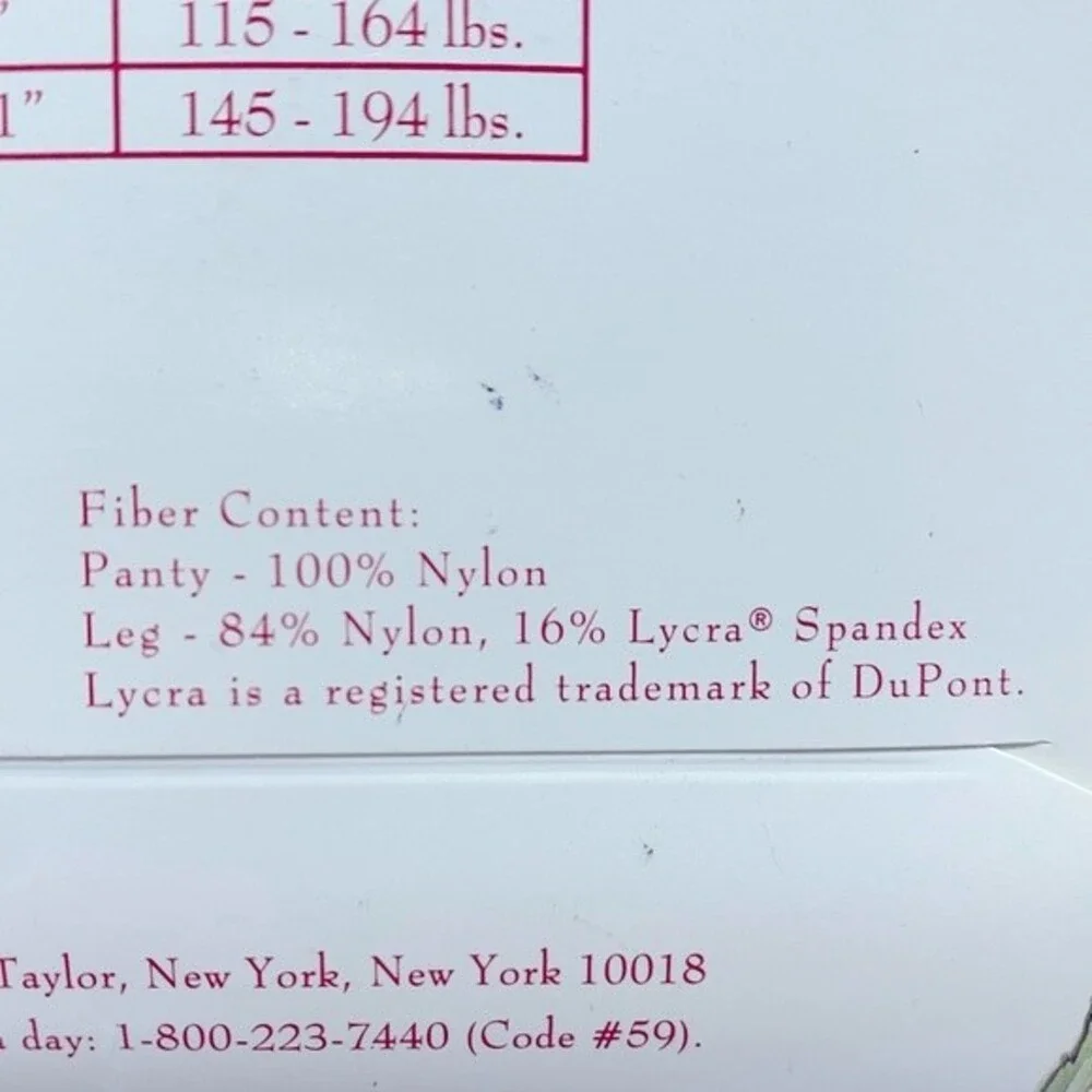 Lord & Taylor Luxury Lycra Sheer Pantyhose